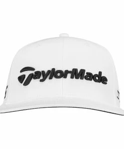 TaylorMade 2022 Tour Flatbill Cap - White -Clubs Shop taylormade 2022 tour flatbill cap white p8691 17824 image
