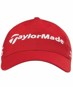 TaylorMade 2022 Tour Litetech Cap - Red -Clubs Shop taylormade 2022 tour litetech cap red p8695 17844 image