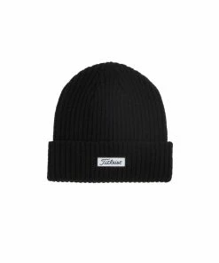 Titleist Charleston Cuff Knit - BLACK-WHITE