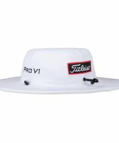 Titleist TOUR AUSSIE Hat White/Black -Clubs Shop titleist tour aussie hat white black p12002 25701 image