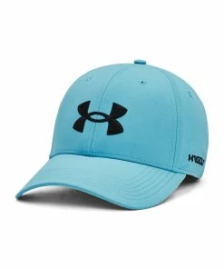 Under Armour 2022 Mens Golf96 Hat Fresco Blue Cap - OSFM