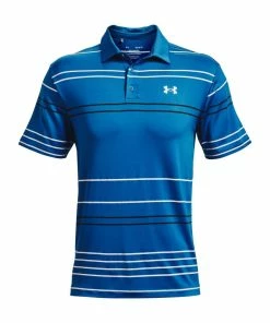 Under Armour 2022 Mens Playoff Polo 2.0 Cruise Blue