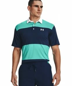 Under Armour 2022 Mens Playoff Polo 2.0 Neptune Green