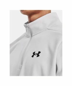 Under Armour Armour Fleece Zip Halo Gray/Black -Clubs Shop under armour armour fleece zip halo gray black p11356 24072 image