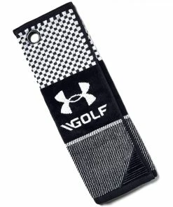 Under Armour Bag Golf Towel - Black/Steel/Steel - OSFA