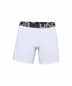 Under Armour Charged Cotton 6 Boxerjock 3pk - White