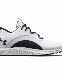 Under Armour Charged Draw 2 SL Golf Shoes White/Black -Clubs Shop under armour charged draw 2 sl golf shoes white black p12713 27712 image