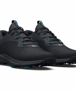 Under Armour Charged Draw 2 Wide Golf Shoes Black