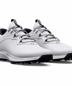 Under Armour Charged Draw 2 Wide Golf Shoes White