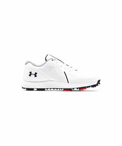 Under Armour Charged Draw RST Wide E Golf Shoes - White