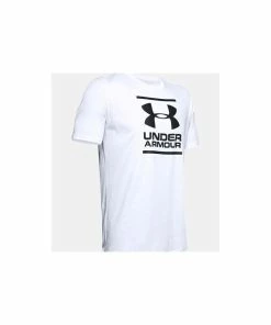 Under Armour GL Foundation SS T-Shirt - White/Black -Clubs Shop under armour gl foundation ss t shirt white black p7247 14312 image