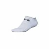 Under Armour Golf Elevated Perf No Show Socks - White/Black -Clubs Shop under armour golf elevated perf no show socks white black p1315 2474 image