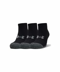 Under Armour Heatgear Socks Locut - Black/Black/Steel