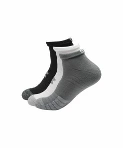 Under Armour Heatgear Socks Locut - Steel/White/White