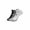 Under Armour Heatgear Socks NS - Steel/White/White