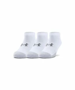 Under Armour Heatgear Socks NS - White/White/Steel