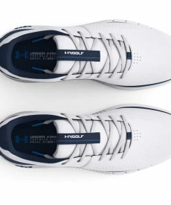 Under Armour HOVR Fade 2 SL Golf Shoes White/Academy -Clubs Shop under armour hovr fade 2 sl golf shoes white academy p12720 27749 image