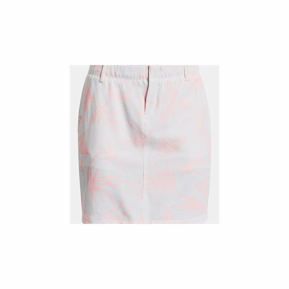 Under Armour Ladies Links Woven Printed Skort - White 5 Under Armour Ladies Links Woven Printed Skort - White - Image 3
