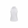 Under Armour Ladies Zinger Sleeveless Polo - White -Clubs Shop under armour ladies zinger sleeveless polo white p1283 2405 image