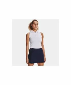 Under Armour Ladies Zinger Sleeveless Polo - White -Clubs Shop under armour ladies zinger sleeveless polo white p1283 2407 image