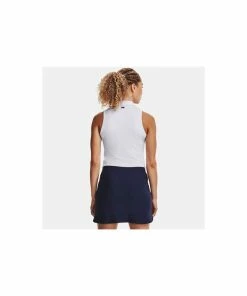 Under Armour Ladies Zinger Sleeveless Polo - White -Clubs Shop under armour ladies zinger sleeveless polo white p1283 2408 image