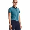 Under Armour Ladies Zinger Stripe Polo - Blue Flannel/Blue -Clubs Shop under armour ladies zinger stripe polo blue flannel blue p7649 15278 image