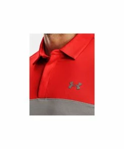 Under Armour Long Sleeve Playoff Polo - FIRE/Concrete -Clubs Shop under armour long sleeve playoff polo fire concrete p6899 13402 image