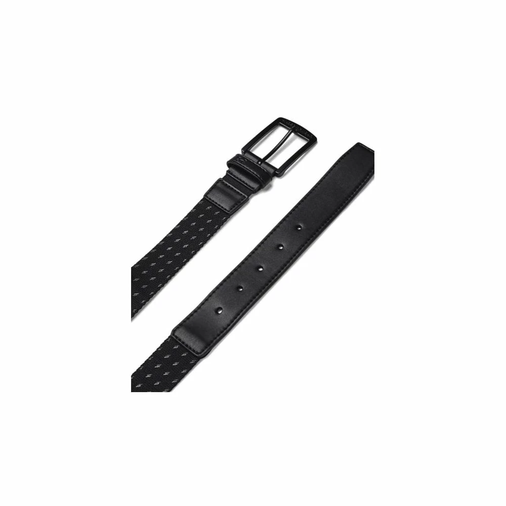 Under Armour Mens Golf Novelty Belt - Black 3 Under Armour Mens Golf Novelty Belt - Black