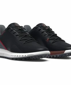 Under Armour Mens HOVR Drive SL Wide Black Golf Shoes