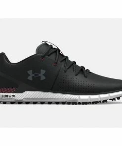 Under Armour Mens HOVR Fade 2 SL Wide Black Golf Shoes