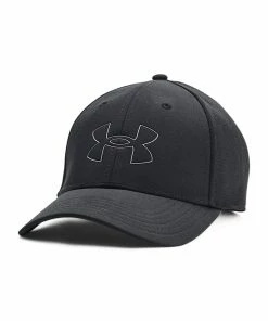 Under Armour Mens Iso-chill Driver Mesh Adj Black Cap OSFM