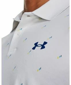 Under Armour Mens Perf 3.0 Deuces Polo White/Starfruit -Clubs Shop under armour mens perf 3 0 deuces polo white starfruit p12672 27637 image