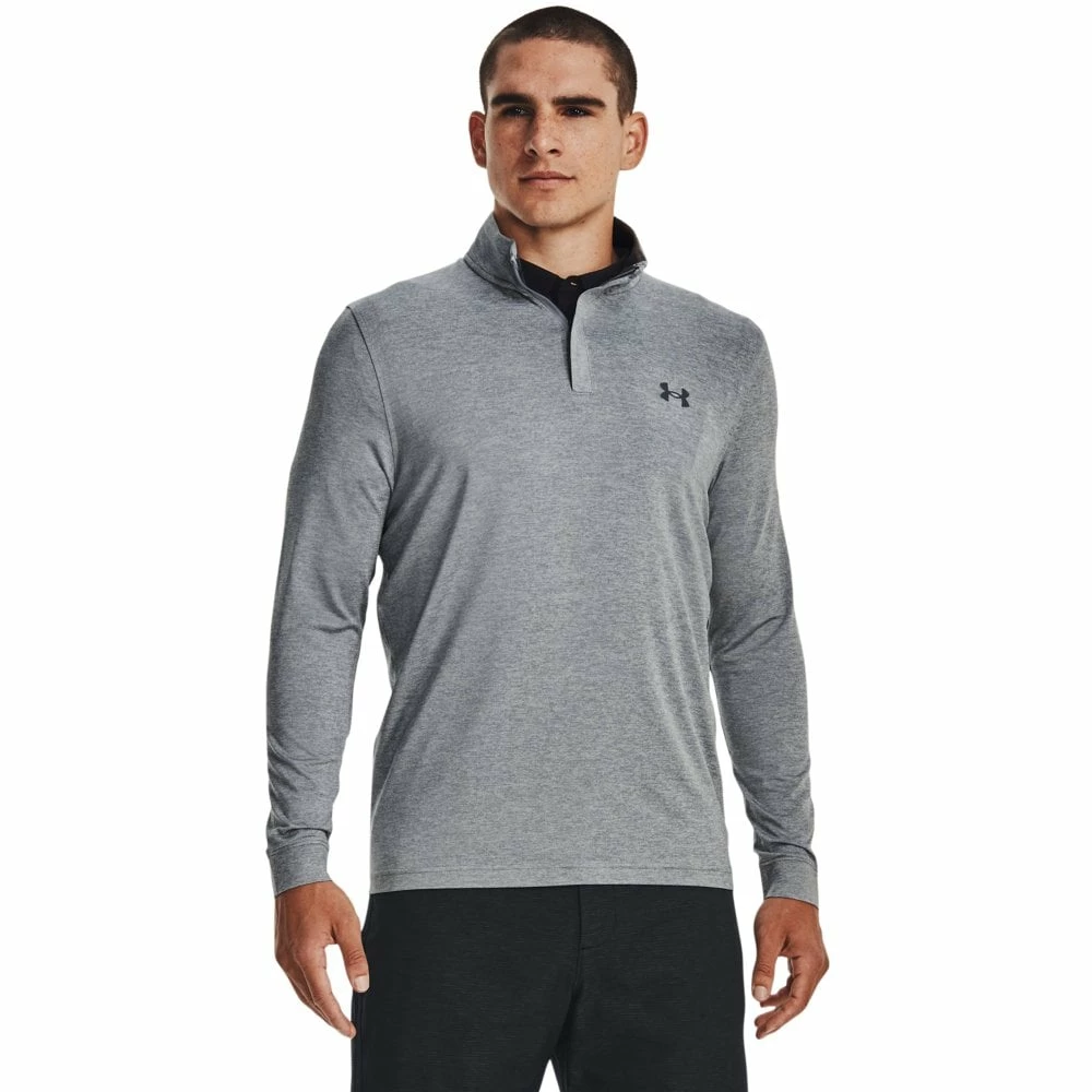 Under Armour Mens Playoff 1/4 Zip Steel/Mod Gray 3 Under Armour Mens Playoff 1/4 Zip Steel/Mod Gray