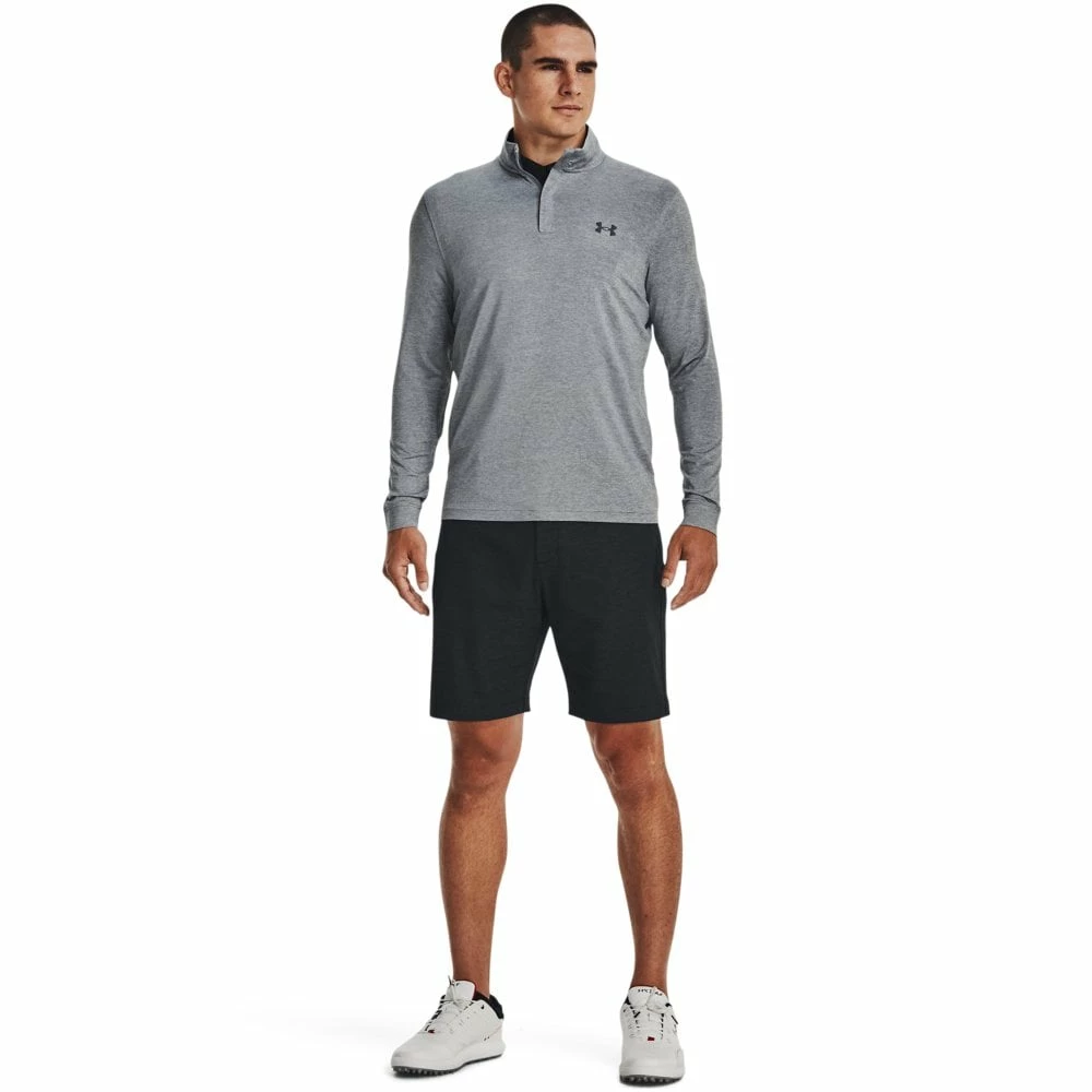 Under Armour Mens Playoff 1/4 Zip Steel/Mod Gray 5 Under Armour Mens Playoff 1/4 Zip Steel/Mod Gray - Image 3