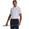 Under Armour Mens Playoff 3.0 Printed Polo White/Navy -Clubs Shop under armour mens playoff 3 0 printed polo white navy p12704 27696 image