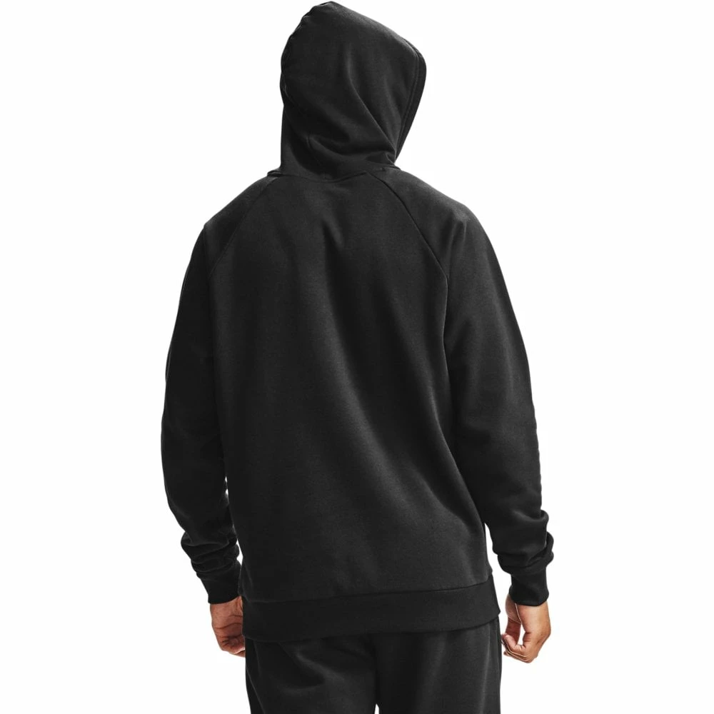 Under Armour Mens Rival Fleece Hoodie Black 4 Under Armour Mens Rival Fleece Hoodie Black - Image 2