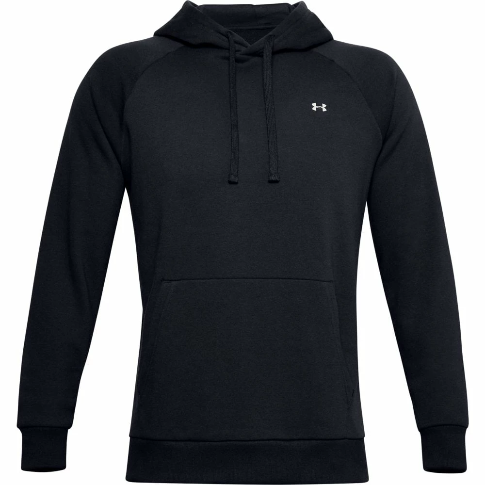 Under Armour Mens Rival Fleece Hoodie Black 5 Under Armour Mens Rival Fleece Hoodie Black - Image 3