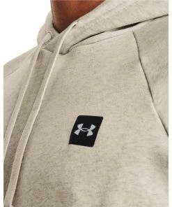 Under Armour Mens Rival Fleece Hoodie Stone -Clubs Shop under armour mens rival fleece hoodie stone p8197 16770 image