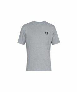 Under Armour Mens Sportstyle SS T-Shirt - STEEL