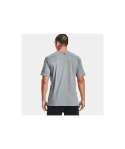 Under Armour Mens Sportstyle SS T-Shirt - STEEL -Clubs Shop under armour mens sportstyle ss t shirt steel p144 701 image