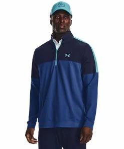Under Armour Mens Storm Midlayer HZ Blue Mirage/Navy