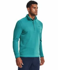 Under Armour Mens Storm SweaterFleece HZ Cerulean Blue