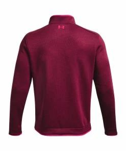 Under Armour Mens Storm SweaterFleece HZ Pink -Clubs Shop under armour mens storm sweaterfleece hz pink p8144 16575 image