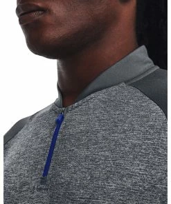 Under Armour Mens Tech 2.0 Novelty 1/4 Zip Pitch Gray -Clubs Shop under armour mens tech 2 0 novelty 1 4 zip pitch gray p8174 16676 image