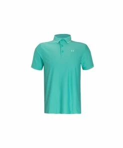 Under Armour Playoff Pique Polo - Turquoise/Aqua Float