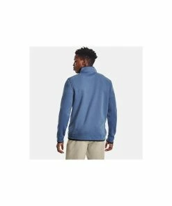 Under Armour Storm SweaterFleece 1/2 Zip - Mineral Blue -Clubs Shop under armour storm sweaterfleece 1 2 zip mineral blue p327 303 image