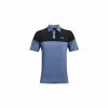 Under Armour T2G Blocked Polo - Mineral Blue/Black -Clubs Shop under armour t2g blocked polo mineral blue black p157 144 image