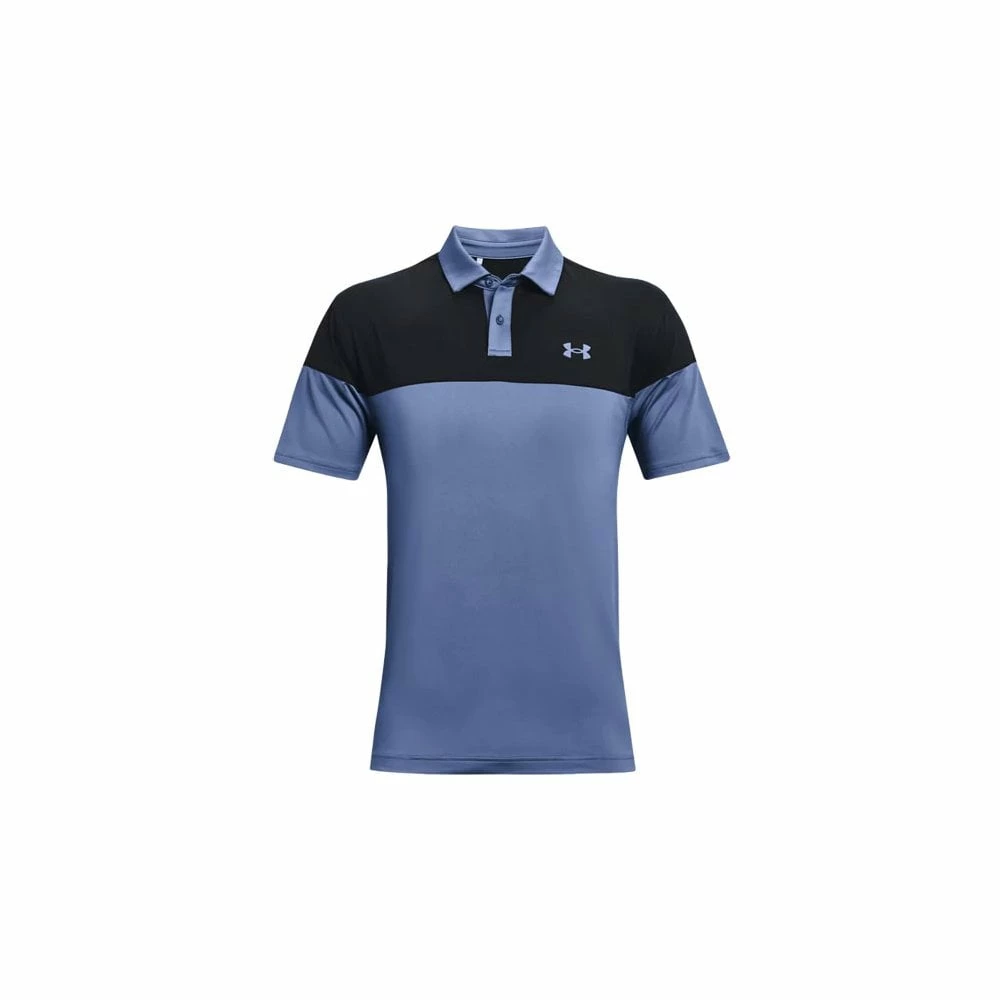 Under Armour T2G Blocked Polo - Mineral Blue/Black 3 Under Armour T2G Blocked Polo - Mineral Blue/Black