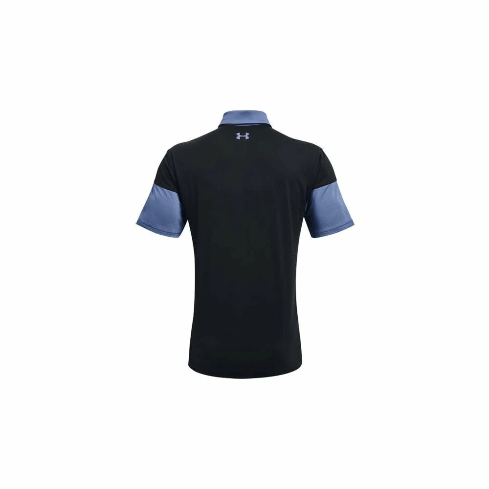 Under Armour T2G Blocked Polo - Mineral Blue/Black 4 Under Armour T2G Blocked Polo - Mineral Blue/Black - Image 2