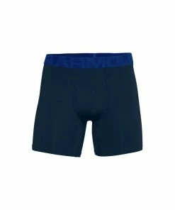 Under Armour Tech Mesh 6in Boxerjock 2pk - Royal/Academy